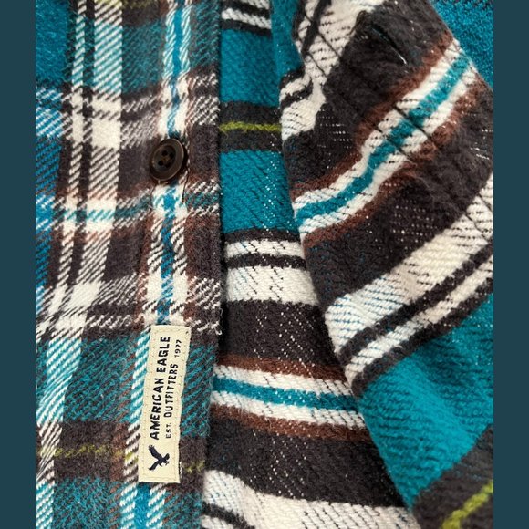 "American Eagle" Blue Shacket - Picture 2 of 5